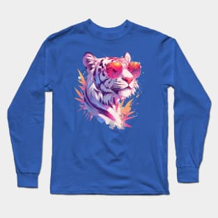 white tiger Long Sleeve T-Shirt